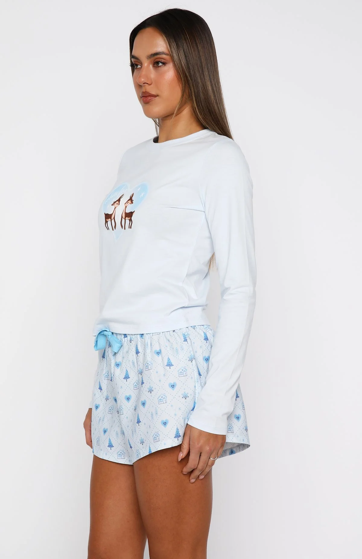 Baby It's Cold Outside Pyjama Shorts Morning Frost - Image 3