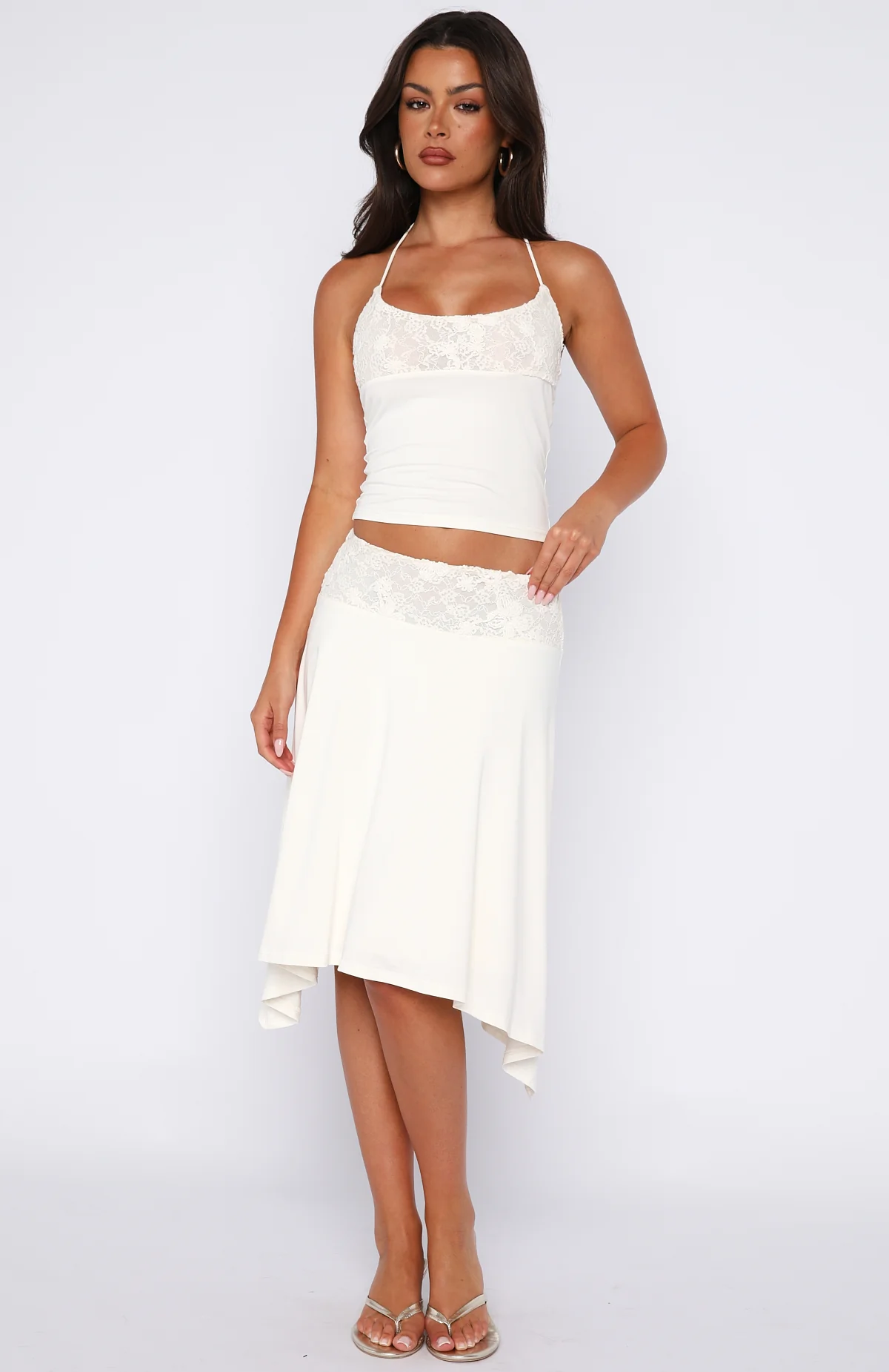 Cool Chaos Halter Top Off White - Image 5