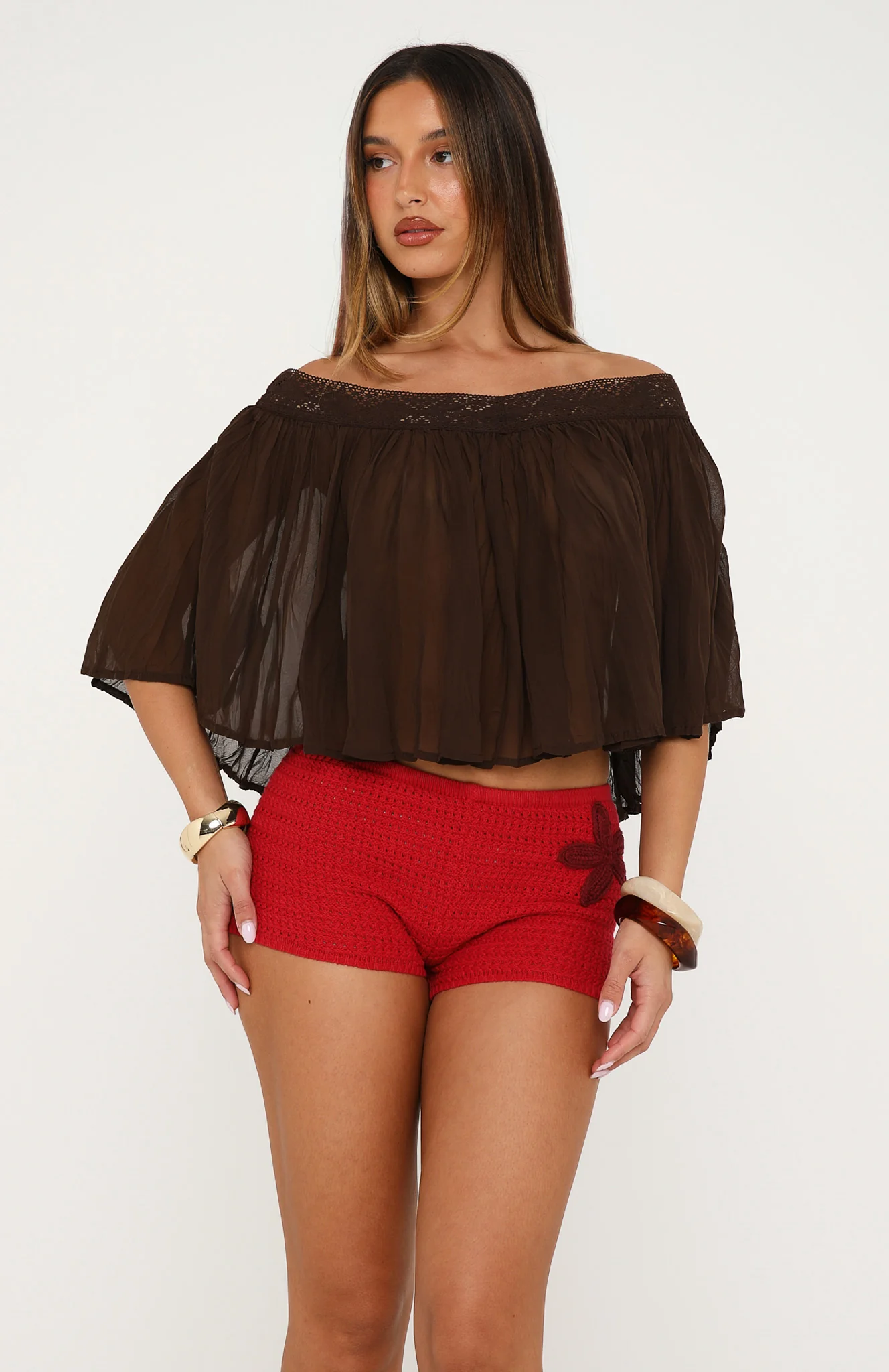 Dance Into Night Top Chocolate - Image 3