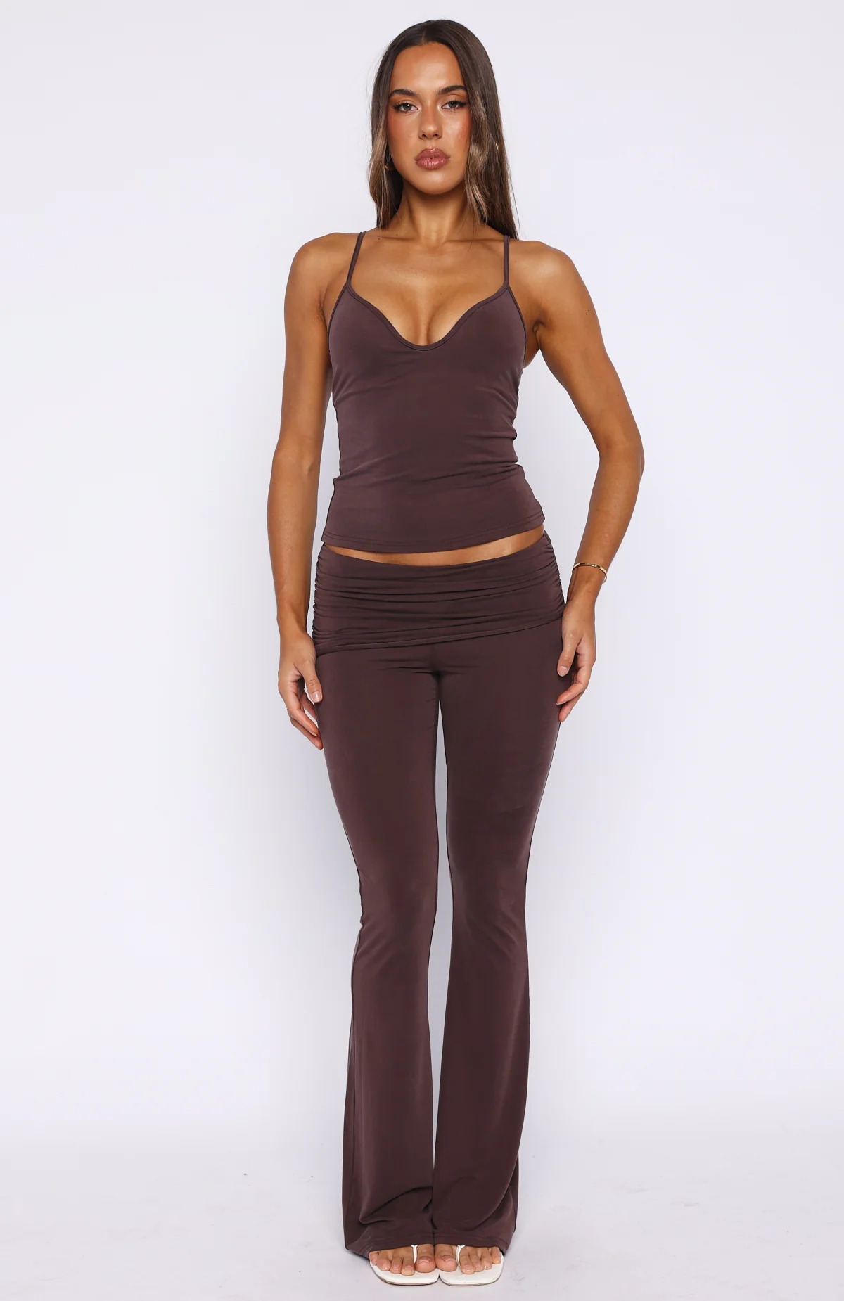 Eiffel Lights Pants Chocolate - Image 2