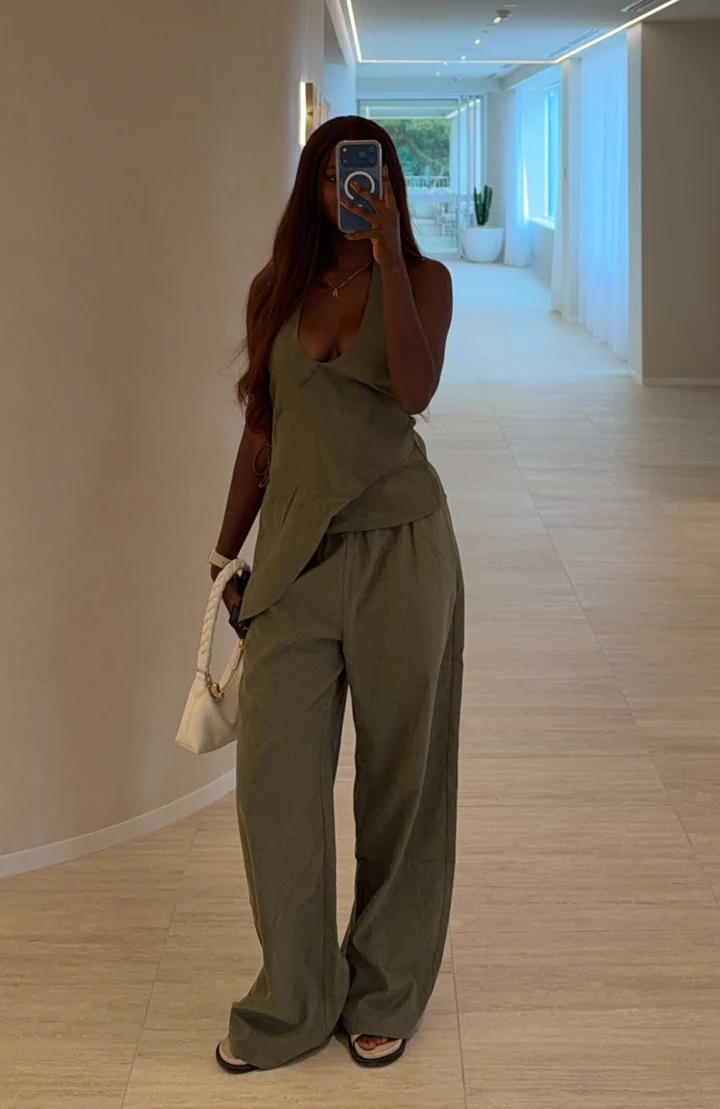 Mystic Mist Halter Top Olive - Image 7
