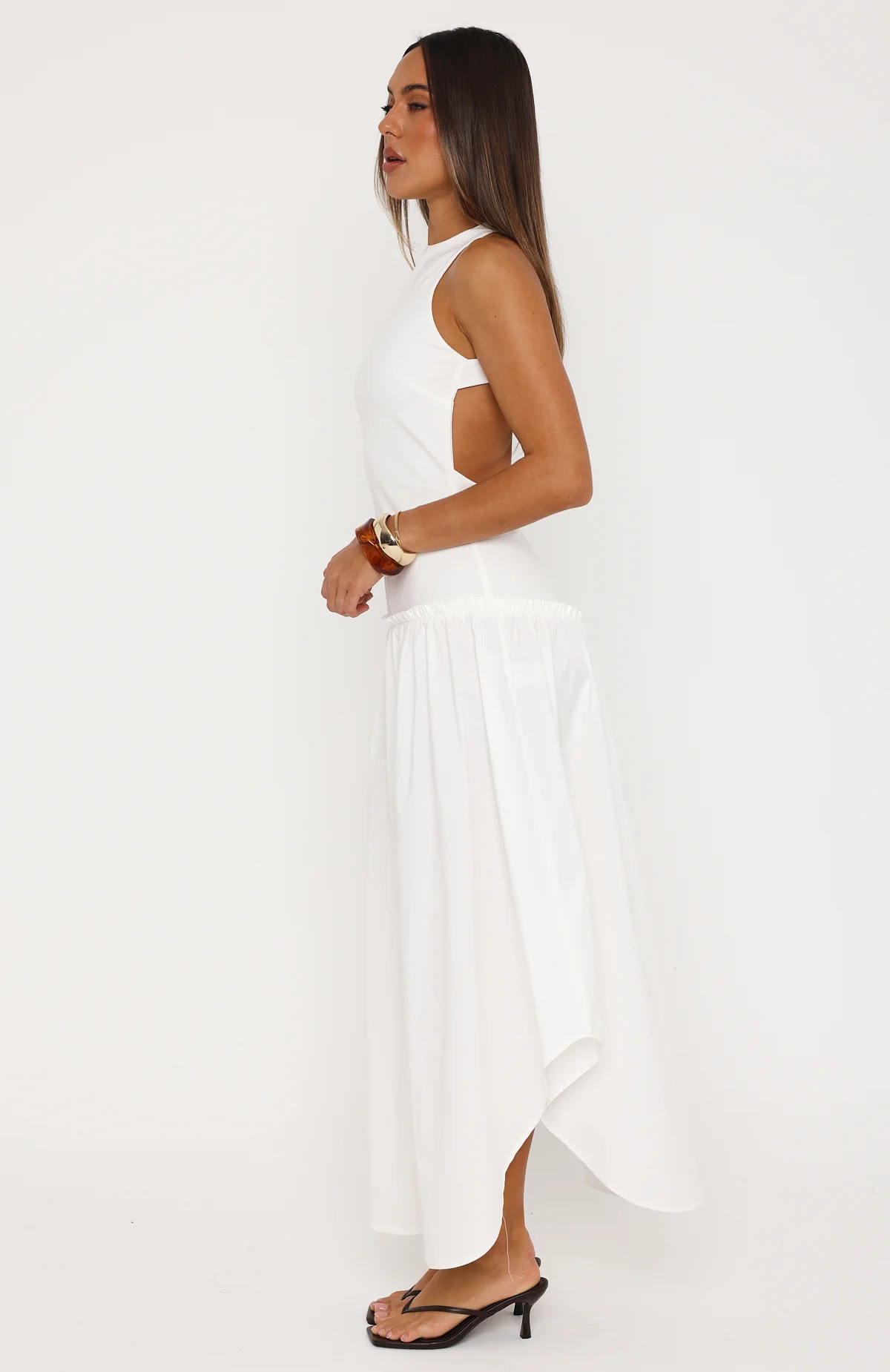 Never Yours Maxi Dress White - Image 4