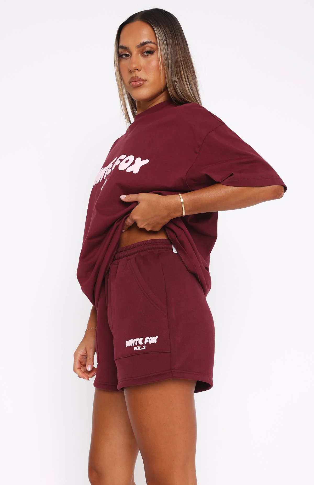 Offstage Lounge Shorts Red Velvet - Image 3