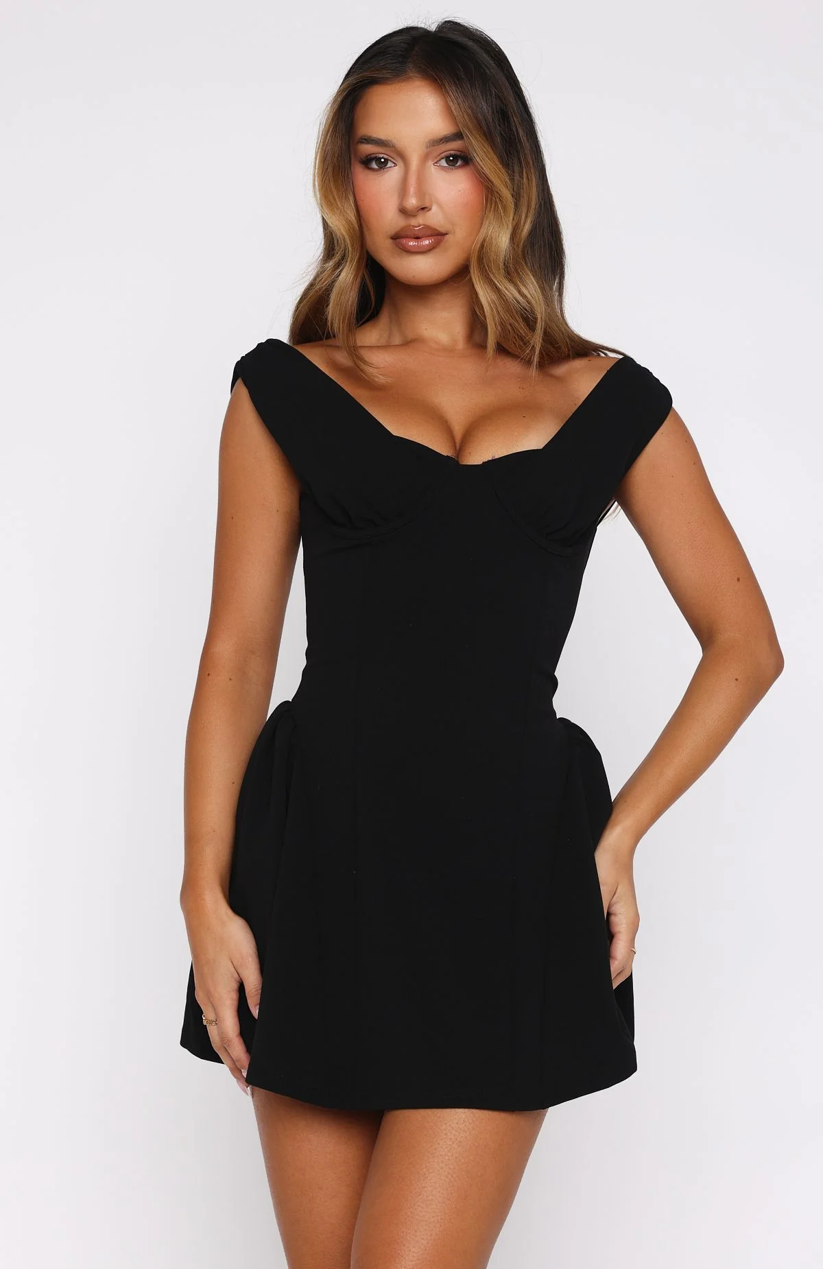 Pretty Problems Mini Dress Black - Image 2
