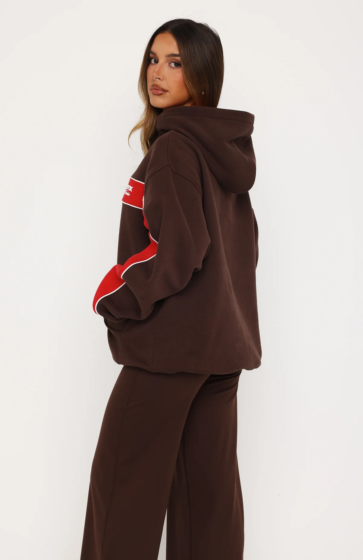 Studio 17 Jules Oversized Hoodie Chocolate - Image 5
