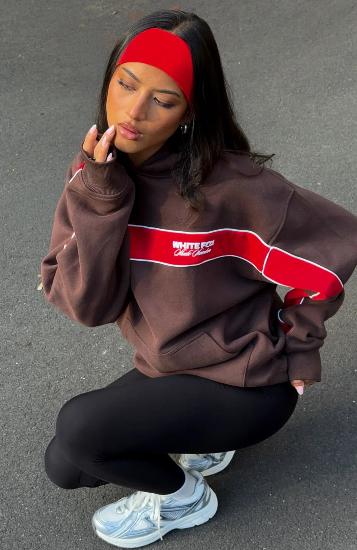 Studio 17 Jules Oversized Hoodie Chocolate - Image 7