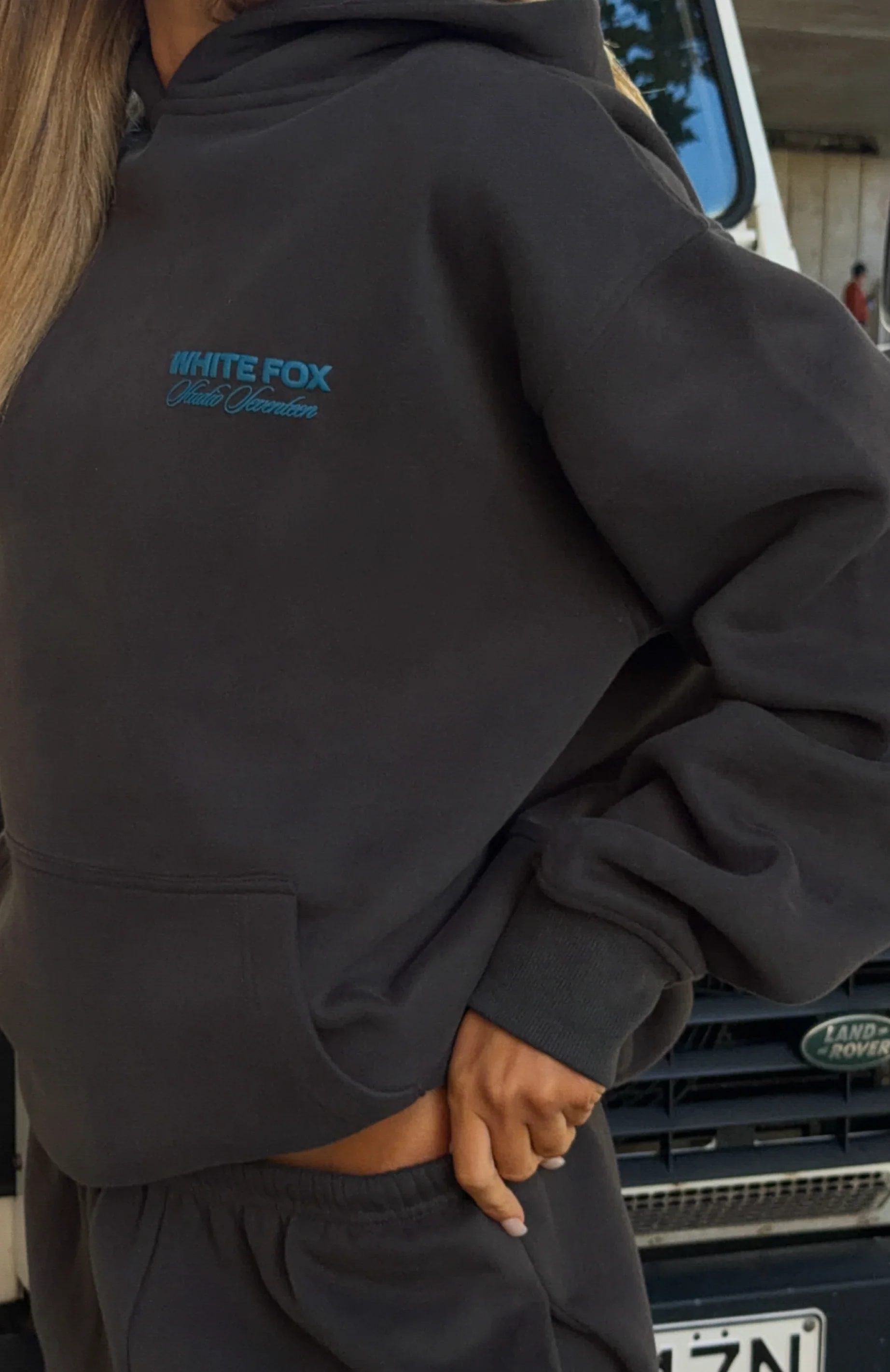 Studio 17 Tallulah Oversized Hoodie Charcoal - Image 6