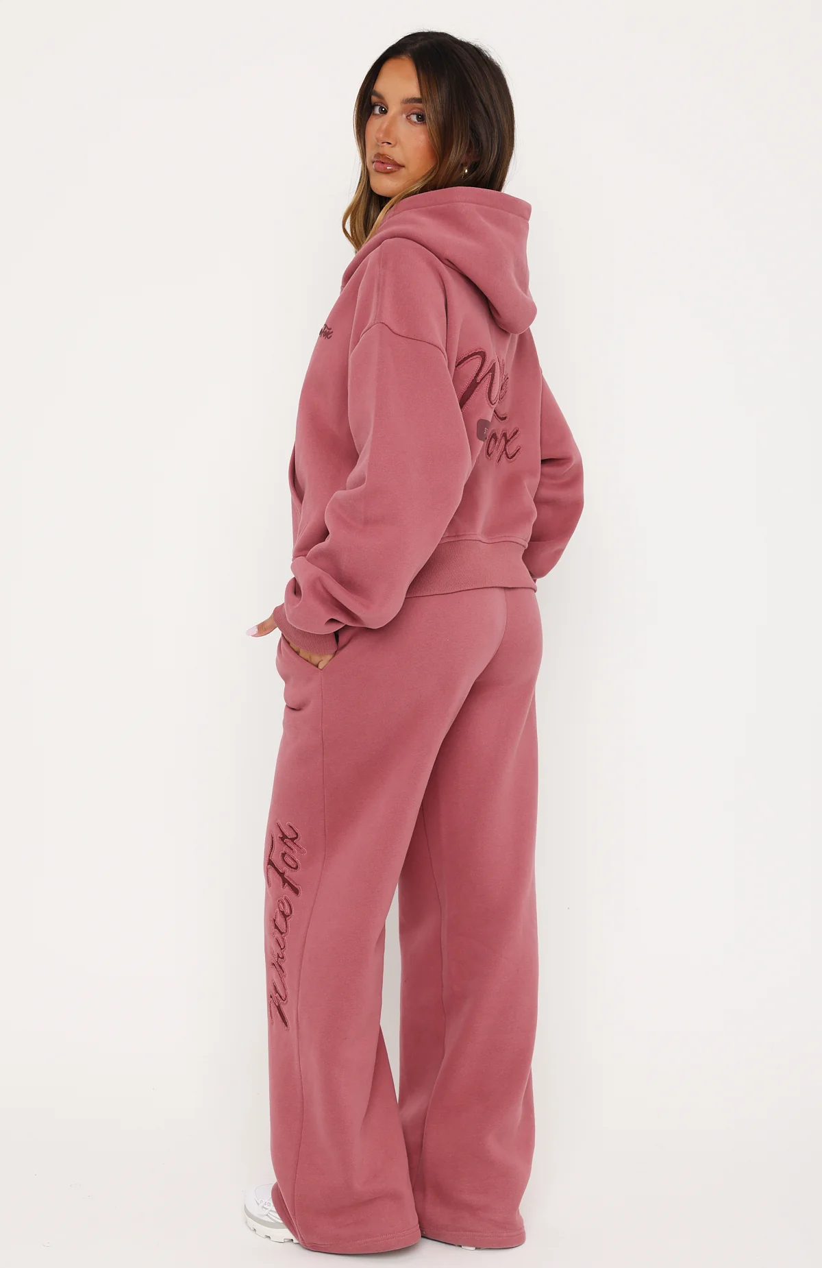 Studio 17 Willa Wide Leg Sweatpants Dusty Plum - Image 4