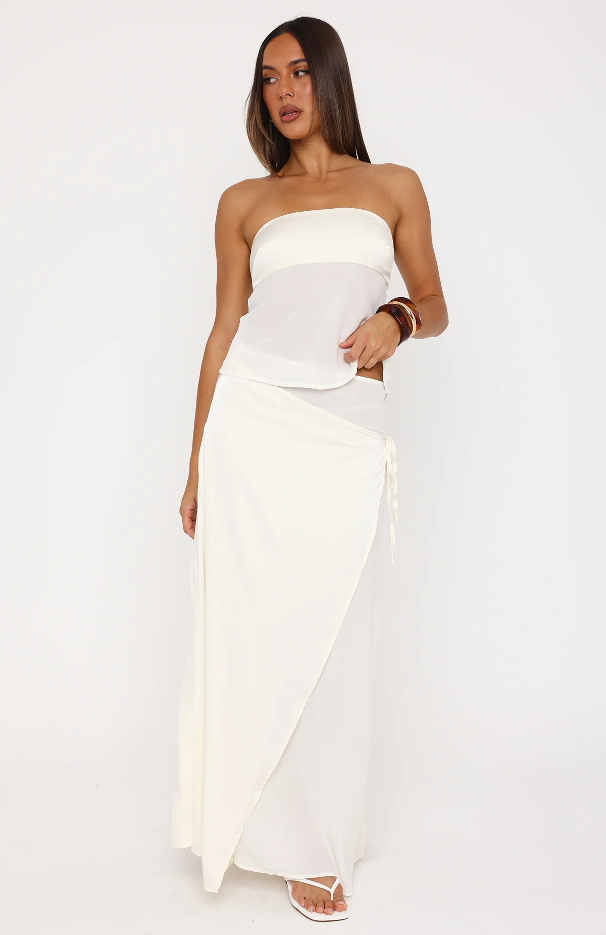 Sweet Sunshine Maxi Skirt Butter - Image 2