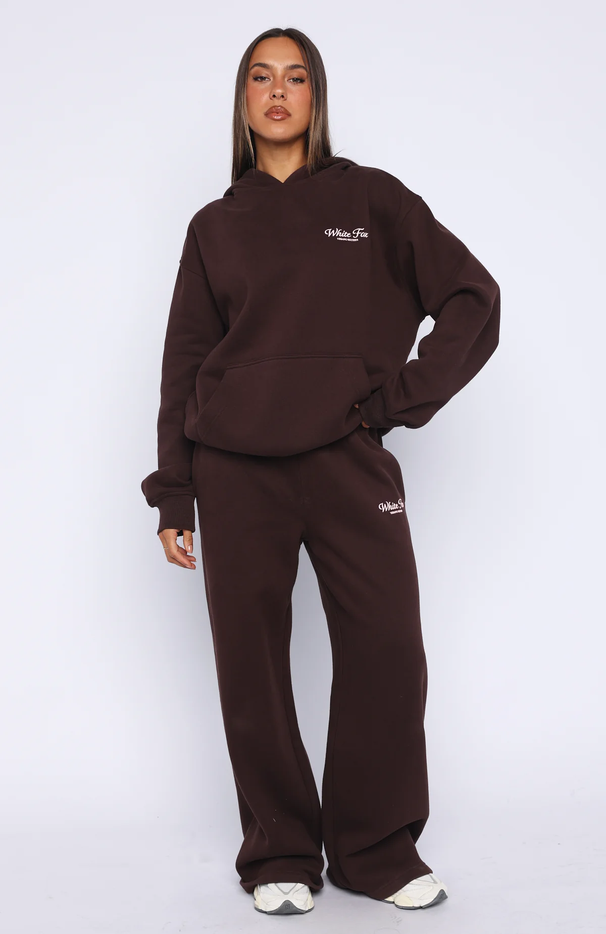 Verano Sixteen Lilia Oversized Hoodie Chocolate - Image 6